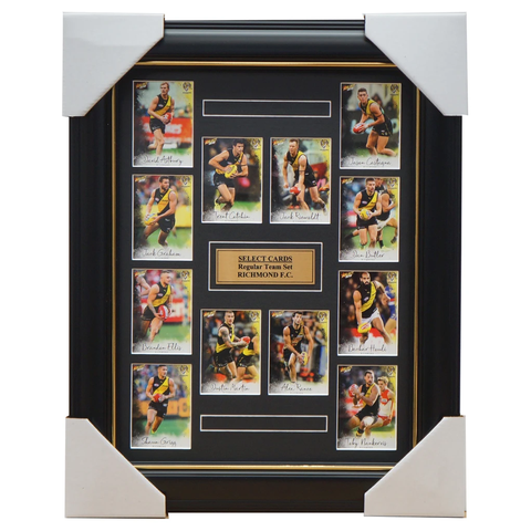 Richmond Tigers 2018 Select Card Team Set Framed Cotchin Dustin Martin Riewoldt - 3353