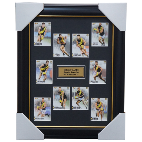 Richmond 2020 Afl Select Team Card Set Framed Dustin Martin Trent Cotchin Riewoldt  - 4012