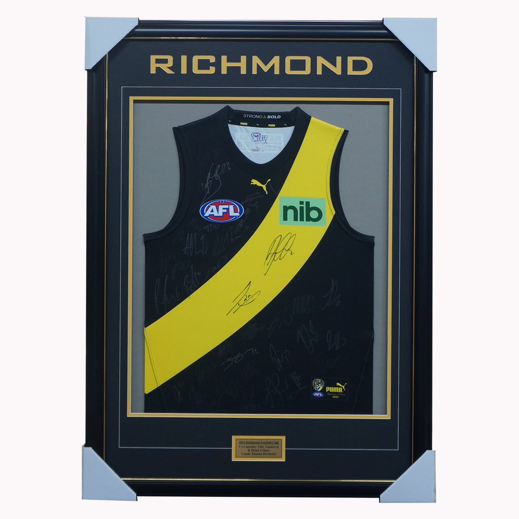 Richmond Football Club 2022 AFL Official Team Signed Guernsey - 5085