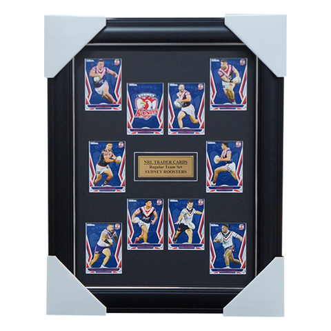 2023 NRL Traders Cards Sydney Roosters Team Set Framed Tedesco - 5410