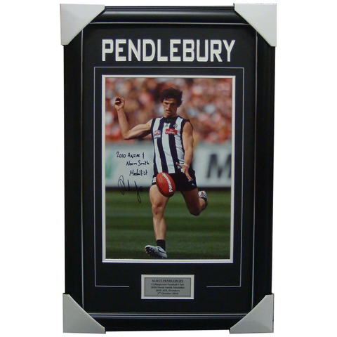 Scott Pendlebury Collingwood Signed 2010 Photo Framed - 1432