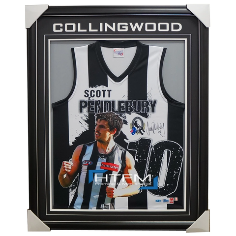 Scott Pendlebury Signed Collingwood Impact Afl Official Jumper Signed Framed Coa - 2202