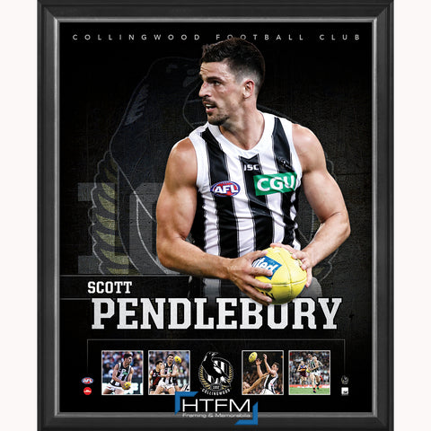 Scott Pendlebury Captain of Collingwood Official Licensed Afl Print Framed New - 3683