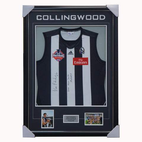 Scott Pendlebury Signed 2010 Premiers Collingwood Afl  Jumper Signed Framed Coa - 3888