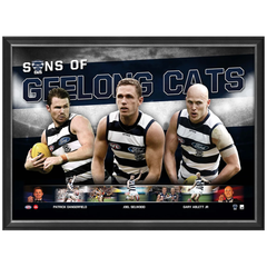 2018 Sons of AFL Series Limited Edition Prints Framed