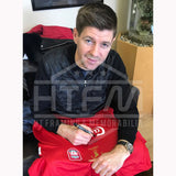 Steven Gerrard Signed Liverpool 2005 Champions League Jersey Framed Private Signing - 2659