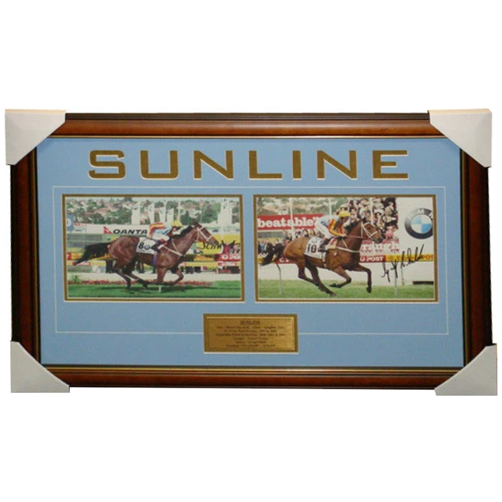 Sunline Dual Signed Photo Collage Framed with Plaque - 3262