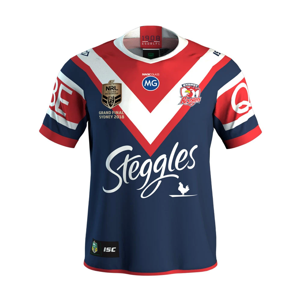 Sydney Roosters 2018 Premiers Official Nrl Isc Jersey Size L Large 3546 in Stock