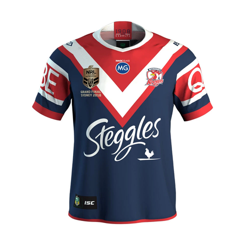 Sydney Roosters 2018 Premiers Official Nrl Isc Jersey Size (M) Medium - 3598 in Stock
