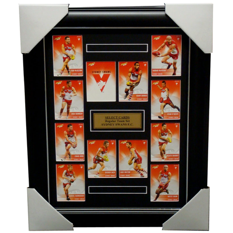 Sydney Swans 2012 Select Cards Set Framed - 4068