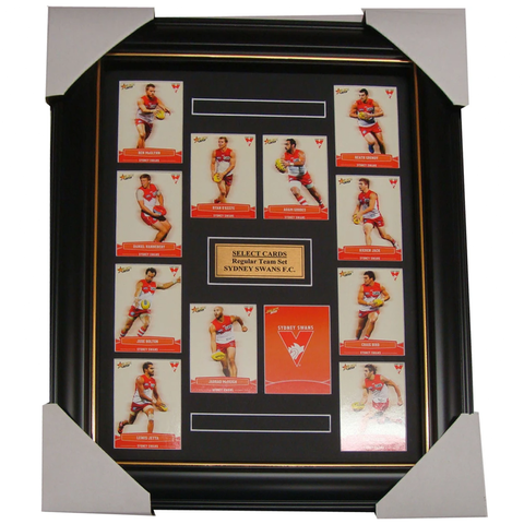 Sydney Swans 2013 Select Cards Set Framed includes Goodes, Jack - 1254