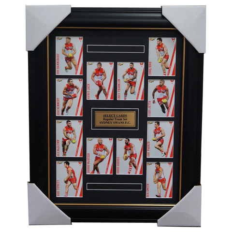 Sydney Swans 2015 Select Card Team Set Framed Lance Franklin Adam Goodes Kennedy - 1027