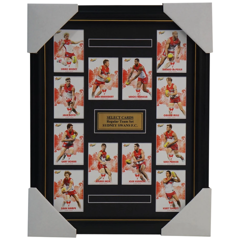 Sydney Swans 2017 Select Card Team Set Framed Josh Kennedy Buddy Franklin Jack - 3061