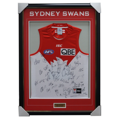 2018 Official AFL Jumpers Framed