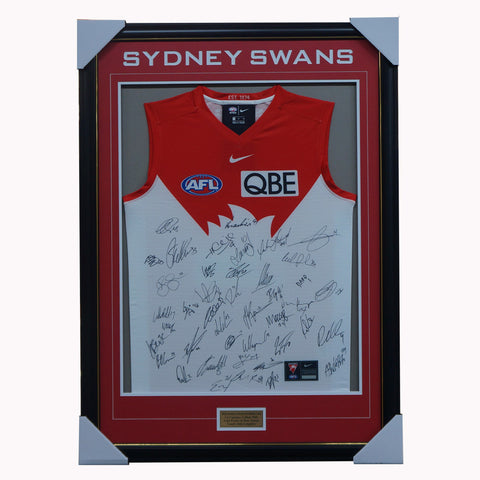 Sydney Swans Football Club 2022 AFL Official Team Signed Guernsey - 5087