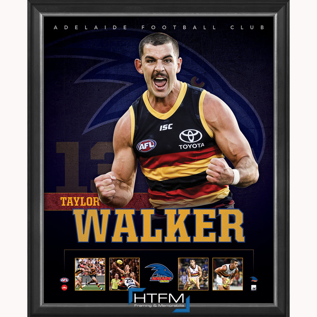 Taylor Walker Adelaide F.c. Official Licensed Afl Print Framed New - 3691