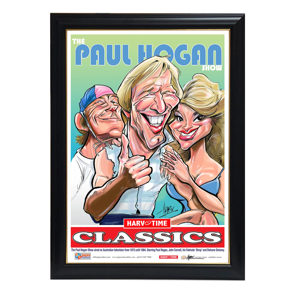 The Paul Hogan Show, Harv Time Print Framed - 4078