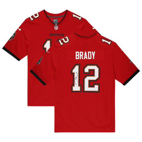 Tom Brady Tampa Bay Buccaneers Offiial Fanatics Red Replica Jersey Superbowl Champions - 4625