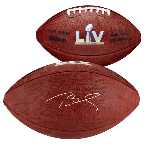 Tom Brady Tampa Bay Buccaneers Autographed Super Bowl LV Pro Football Fanatics Official - 4623