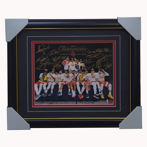 Toronto Raptors Fanatics Authentic Framed 10 x 20 Fan Cave Collage