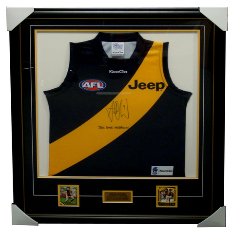 Trent Cotchin Richmond Afl Signed Jumper Framed - 4115