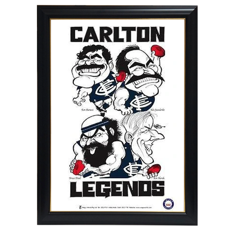 Weg Carlton Legends Print Framed - 4279