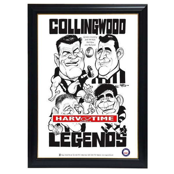 Weg Collingwood Legends Print Framed - 4280 – HT Framing & Memorabilia