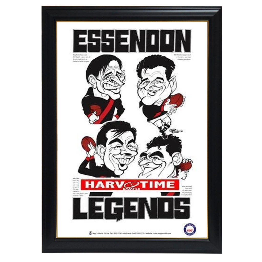 Weg Essendon Legends Print Framed - 4286