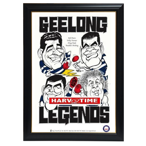Weg Geelong Legends Print Framed - 4285