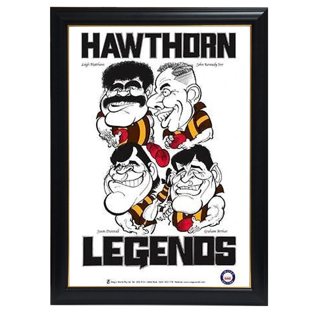 Weg Hawthorn Legends Print Framed - 4284