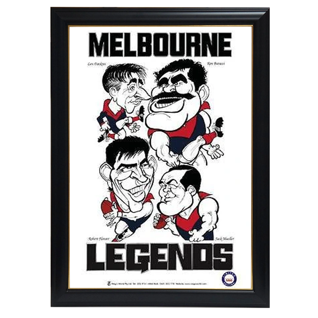 Weg Melbourne Legends Print Framed - 4283
