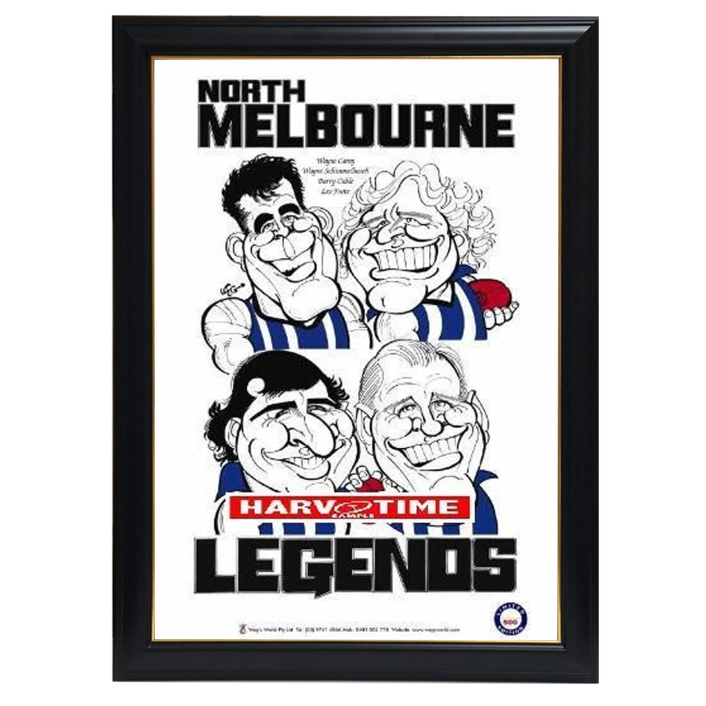 Weg North Melbourne Legends Print Framed - 4281