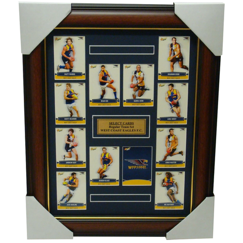 West Coast Eagles 2013 Select Card Set Framed Inc Nic Naitanui - 1197