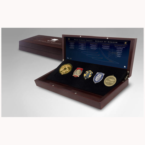 West Coast Eagles Limited Edition Official 30 Year Anniversary Medallion Box Set - 4774