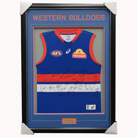 Western Bulldogs Football Club 2021 AFL Official Team Signed Guernsey - 4709 LAST ONE