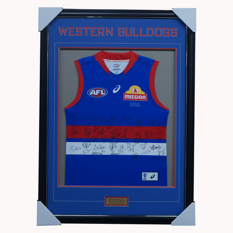 Western Bulldogs Football Club 2022 AFL Official Team Signed Guernsey - 5089