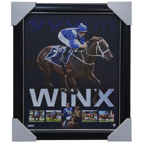 Winx The Mare Beyond Compare Limited Edition Official Retirement Print Framed - 3664