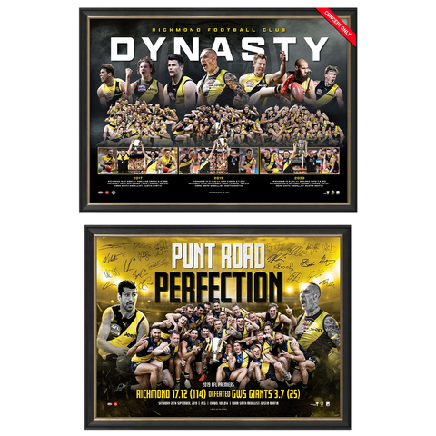 Punt Road Perfection 2019 & Richmond Dynasty Official Print Frame Package - 4569