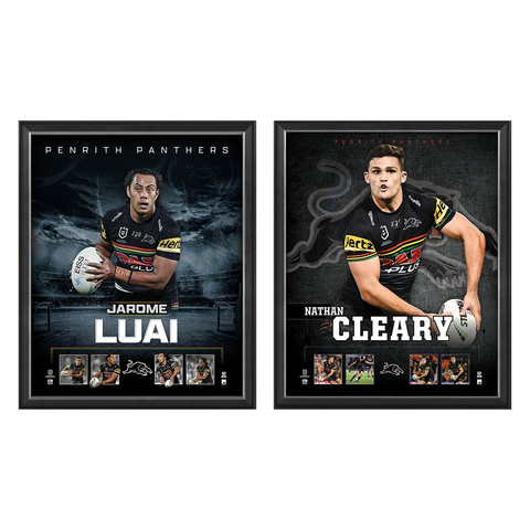 Penrith Panthers Package Official Licensed Nrl Prints Framed Luai Cleary - 4789
